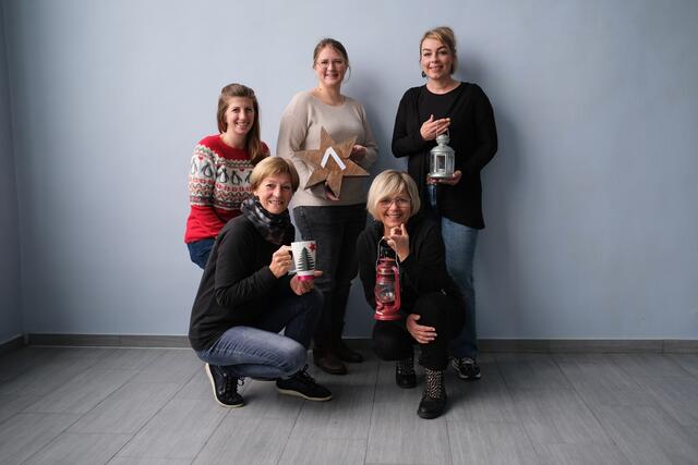 Johanna Mairhofer, Anna Hochpöchler, Illona Stixenberger, Bernadette Friesenegger und Regina Wührer vom Ortsentwicklungsverein freuen sich auf viele Besucher | Foto: Johanna Mairhofer