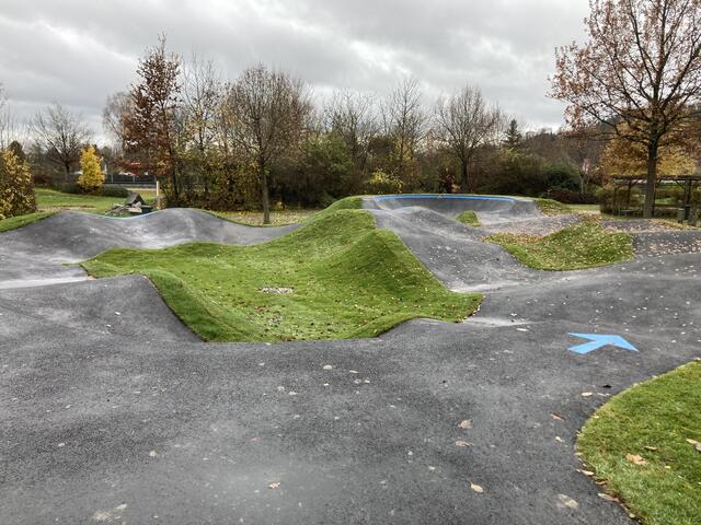 Der Pump Track in Walding wurde neu eröffnet. | Foto: Marktgemeinde Walding