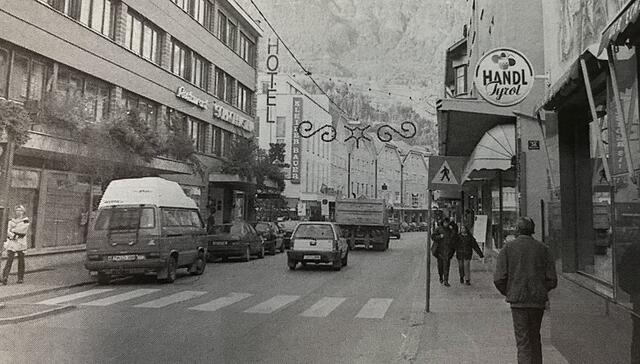 Die Gestaltung der Malser Straße vom Kino bis zur Fa. Jöchler erfolgt im kommenden Jahr. | Foto: Blickpunkt Archiv