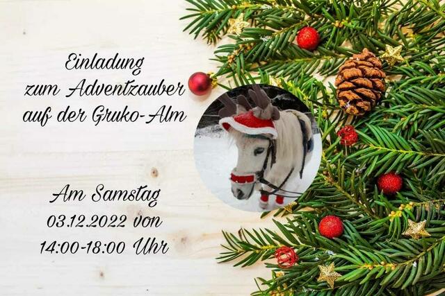 Einladung zum tierischen Adventmarkt. | Foto: Grukodilfarm