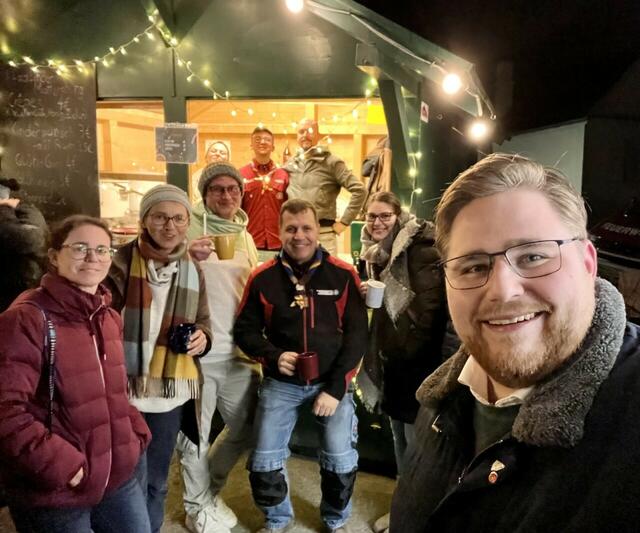 v.l. Gabi Koller, Helga Hamp, GR Martin Haas, Josef Koller, Teresa Unger, STR Thomas Haffer | Foto: ÖVP Mattersburg