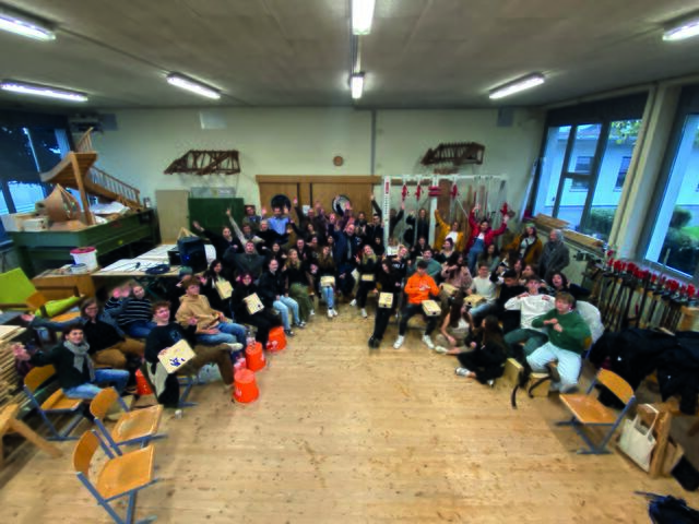 Erfolgreiches Erasmus-Projekt: Schüler der HTL1 Bau&amp;Design trafen auf Kollegen aus Deutschland, Griechenland und Portugal. | Foto: HTL1/Raber