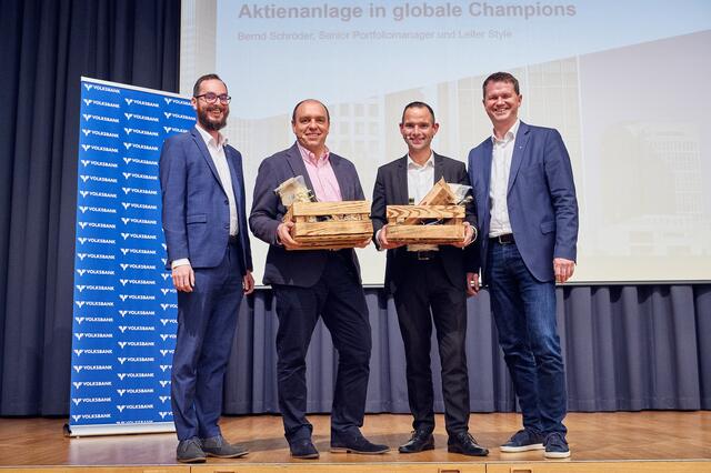 Harald Kothbauer (VBOÖ), Bernd Schröder (UI), Tom Ganschow (UI), Rudolf Huber (VBOÖ) . (v.l.) | Foto: Mathias Lauringer 