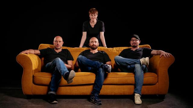 Gabriel Kissling, Charly Glawischnig, Chris Schratt und Carina Ehrnhöfer.  | Foto: TEAM – Video Studio Wien