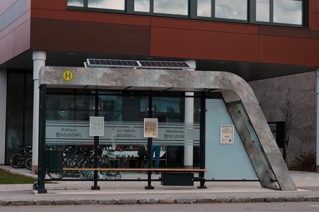 Bushaltestelle der MS Neudörfl | Foto: IsabellaFlorian