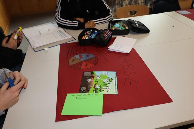 Thema Biomasse in der 3b | Foto: Isabella Florian