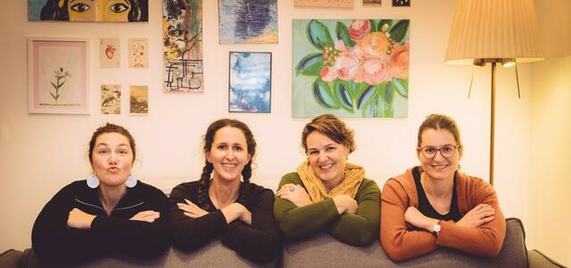 Von links: Sarah Gansinger, Bernadette Schnelzer, Bettina Schützenhofer und Daniela Hofer  | Foto: Privat 