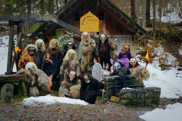 Die Seeperchten Weissensee wollen das Brauchtum jedes Jahr aufleben lassen. | Foto: Privat