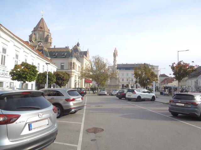 100 Jahre NÖ Damals und Heute Der Korneuburger Hauptplatz im November