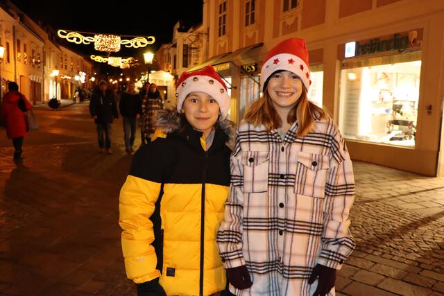 Weihnachtliche Stimmung in der Fuzo in Eisenstadt.