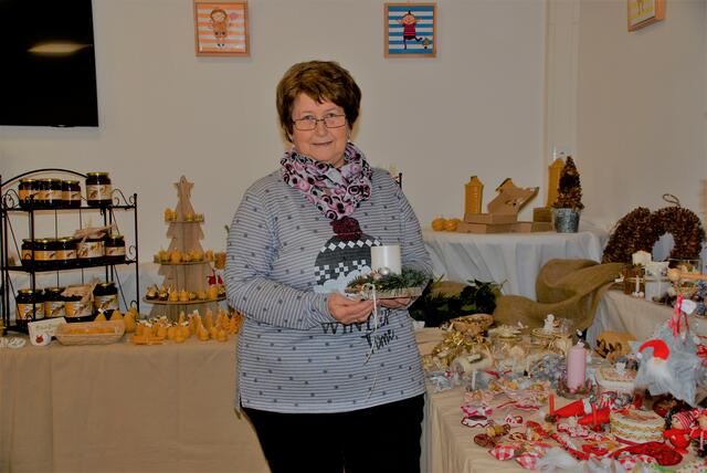 Organisatorin Burgi Pfeifer  zeichnet Verantwortlich  für den Nestelbacher Christkindlmarkt 