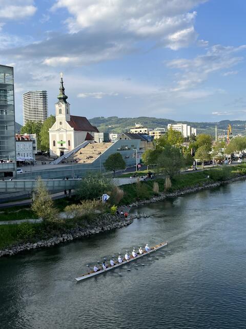Ein Blick auf die Stadtpfarrkirche in Urfahr. | Foto: Bumberger