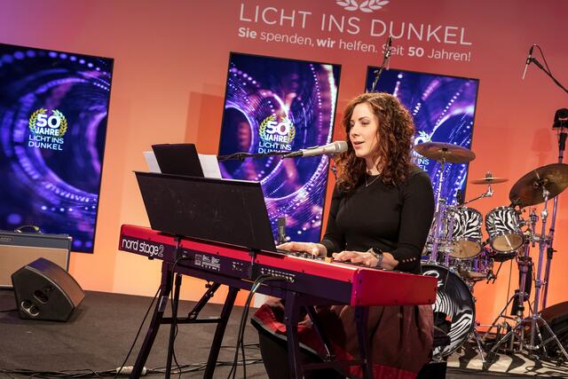 Das musikalische Multitalent Anna Hiden war beim "Spendenmarathon" von Radio Steiermark auch im Einsatz | Foto: Radio Steiermark/Schöttl