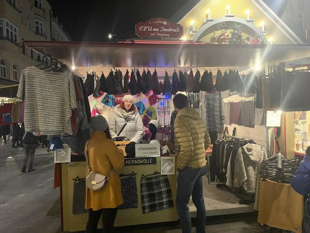 Bereicherung am Christkindlmarkt in der Maria-Theresien-Straße | Foto: BezirksBlätter Innsbruck