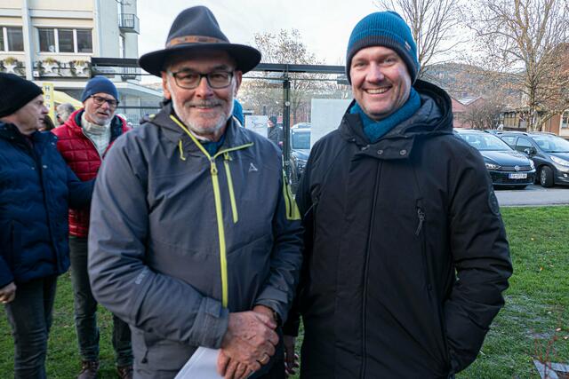 Johann Stiegelmeier (links) und Gemeinderat Johannes Decker | Foto:  Marktgemeinde Frastanz