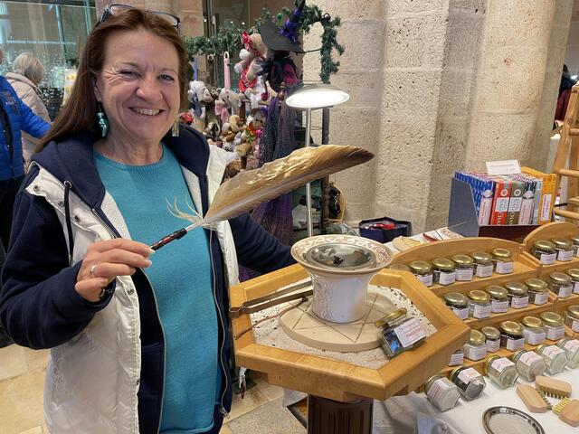 Edith Schipany-Surböck mit dem Duft der Herzlichkeit.