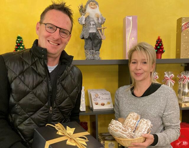 Bürgermeister Michael Maier hat Sabine Klein gleich besucht | Foto: Stadtgemeinde Radenthein