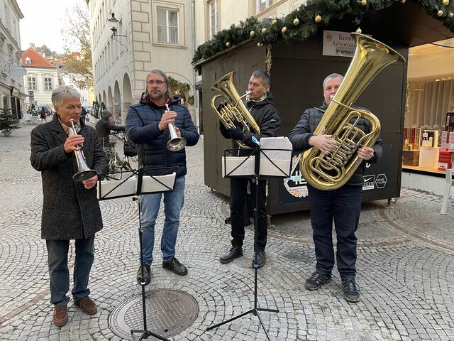 Und die Musik spielte beim Kremser Adventzauber auf.