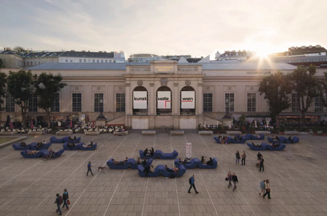 Seit 1992 existiert die Kunsthalle Wien – ursprünglich als Provisorium in Containerform, heute im Museumsquartier und am Karlsplatz. | Foto: Stephan Wyckoff/mqw.at