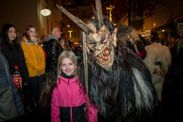 Keine Angst vorm Krampus: Diana (9) aus Villach.