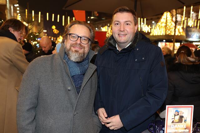 BezirksRundSchau-Geschäftsführer Thomas Reiter (links) mit Stadtrat Michael Raml. | Foto: eventfoto.at/Maringer