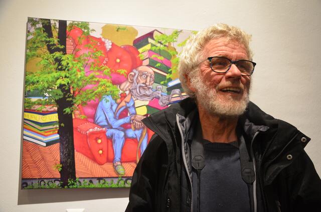 "Der Bücherwurm" hat Jo Hermann seine Fotographie betitelt