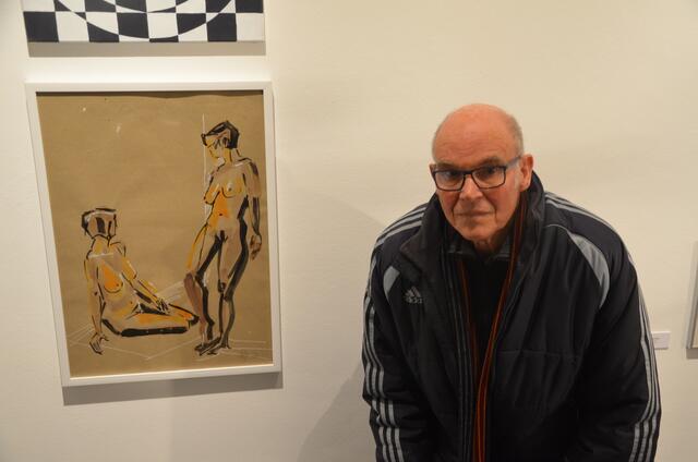 Horst Drumel mit seinem Akt