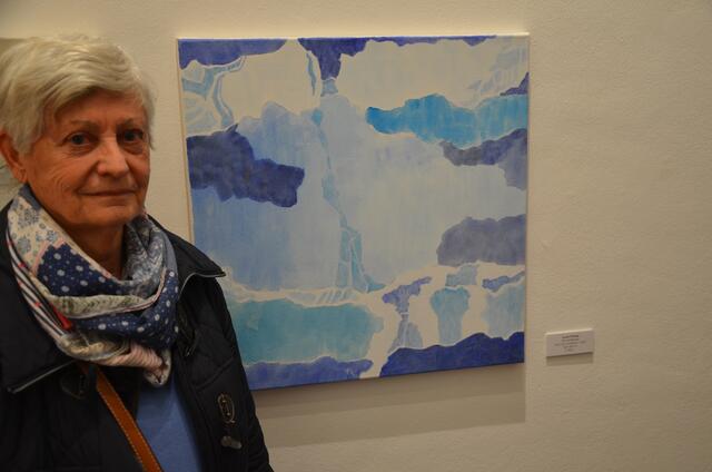 Luzie Pinkas und ihre "Eislandschaft"