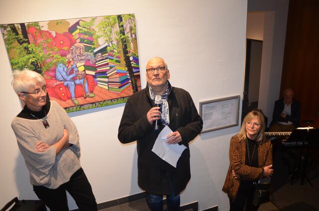 Wolfgang Daborer zeichnet für das Arrangement der Ausstellung verantwortlich