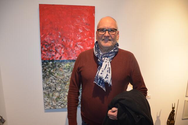 Wolfgang Daborer hat Mischtechnik auf Leinwand festgehalten