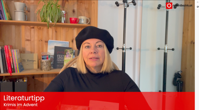 Passend zur Adventzeit unser Krimi Buchtipp aus der Region: "Blanke Gier" von Ernst Kaufmann spielt in Salzburg und "Sterz und der Mistgabelmord" von Isabella Archan spielt in der Steiermark. Vorgestellt von Maria-Tiefenbacher-Schöndorfer. | Foto: Martin Schöndorfer, 2022