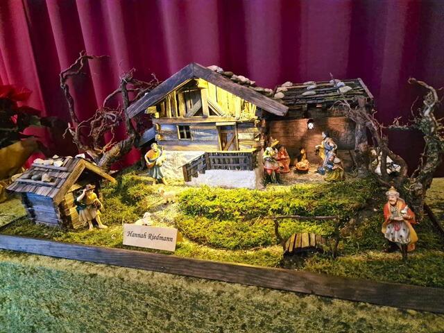 Krippenausstellung im Pfarrhof in Oberndorf am 18. Dezember. | Foto: Riedmann
