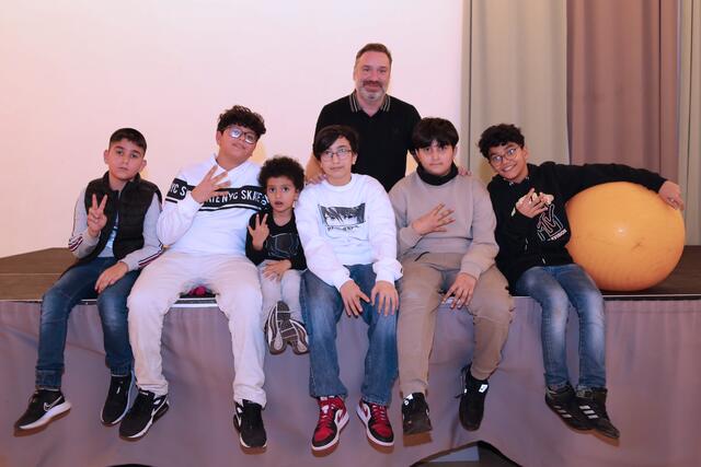  Bürgermeister Andreas Derntl mit Jungbürgern, die definitiv überzeugte St. Georgener sind. | Foto: Eckhart Herbe