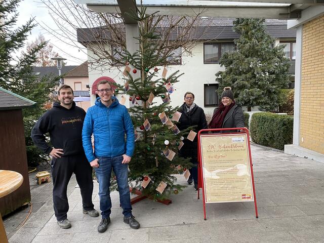 Peter Meingassner, Gemeinderat Lukas Russ, Birgit Reiter, Sabine Strasser. (v.l.) | Foto: SPÖ Wallern
