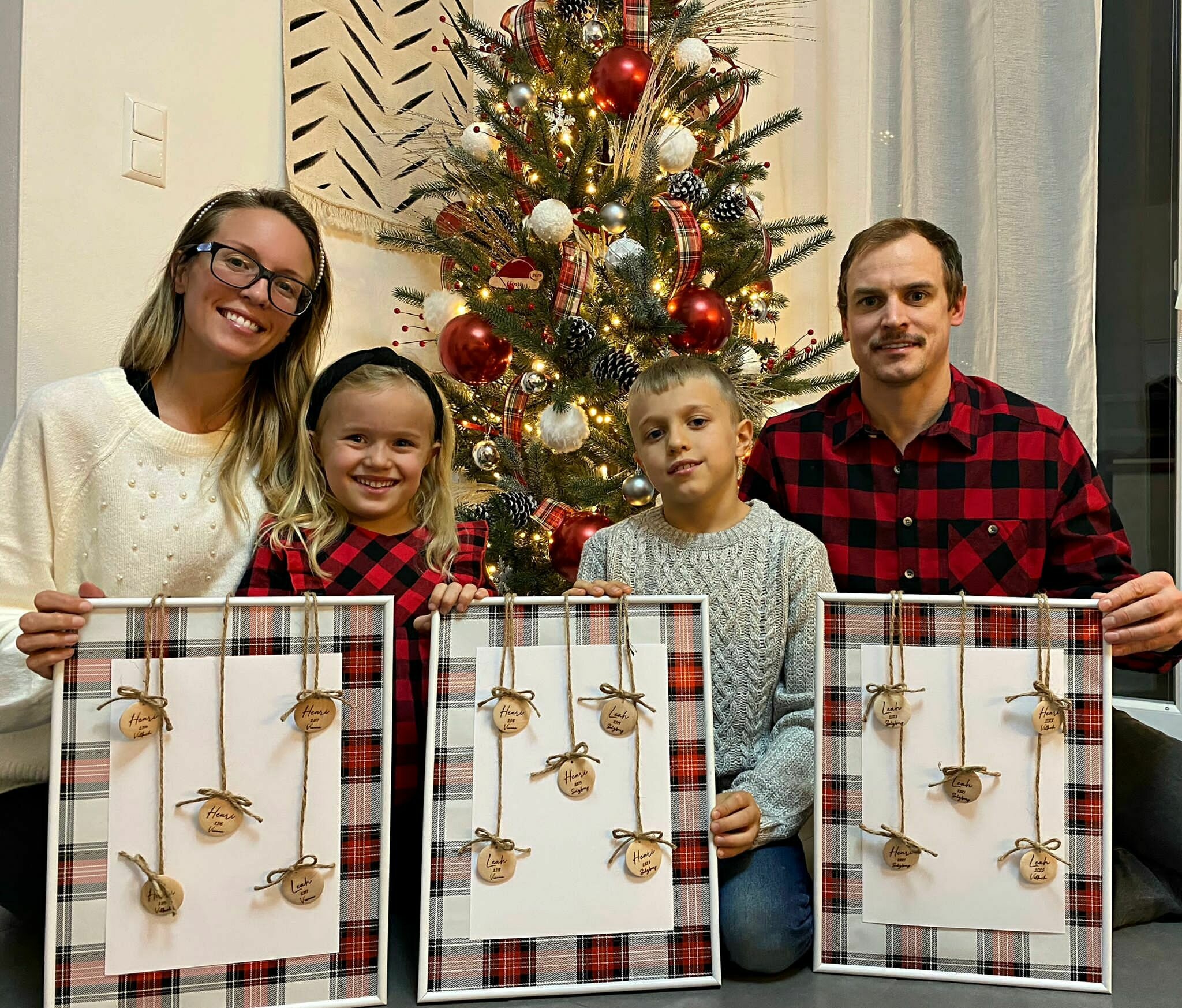 Selbstgemachter Christbaumschmuck: Weihnachtsdeko mit blau-weißer Seele ...