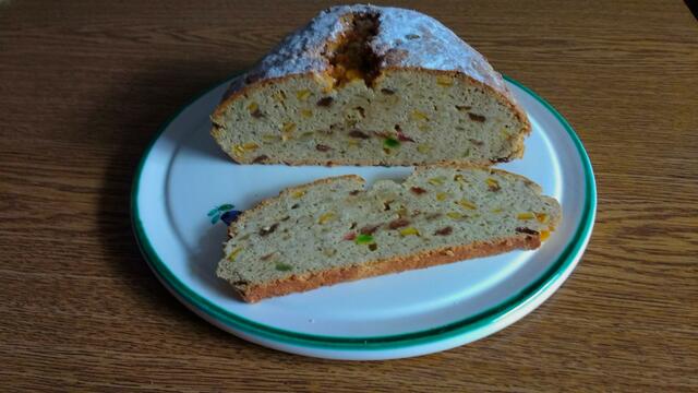 Der Christstollen von Elisabeth Schnitzhofer. | Foto: Elisabeth Schnitzhofer