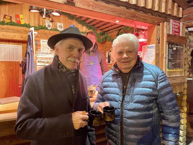 Josef Gruber Bezirkshauptmann in R. und Manfred Spiesberger. | Foto: BRS