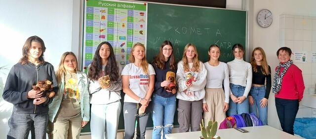 Am BG/BROG St. Johann wurde kürzlich die russische Sprache vorgestellt. | Foto: BG/BORG St. Johann