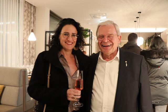 Natürlich war auch der Seniorchef bei der Eröffnung anwesend.