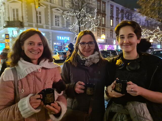 Christine Kastner, Petra und Sophia Jakaubek. | Foto: BRS