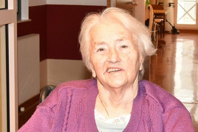 Im Pflegeheim St. Franziskus in Güssing feierte Helene Grohotolski ihren 84. Geburtstag. | Foto: Julius Potzmann