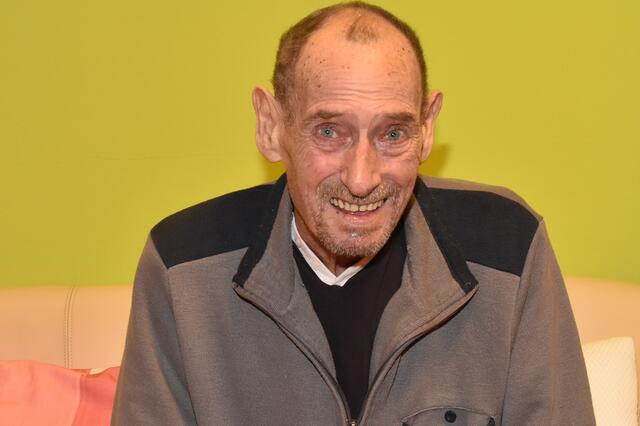 Im Pflegeheim St. Franziskus in Güssing feierte Dieter Büscher seinen 76. Geburtstag. | Foto: Julius Potzmann