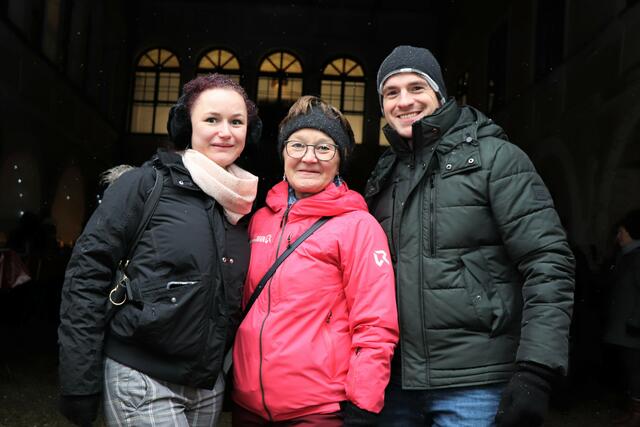 Susanne, Barbara und Martin genossen den Abend. | Foto: PUTZ/DOMS