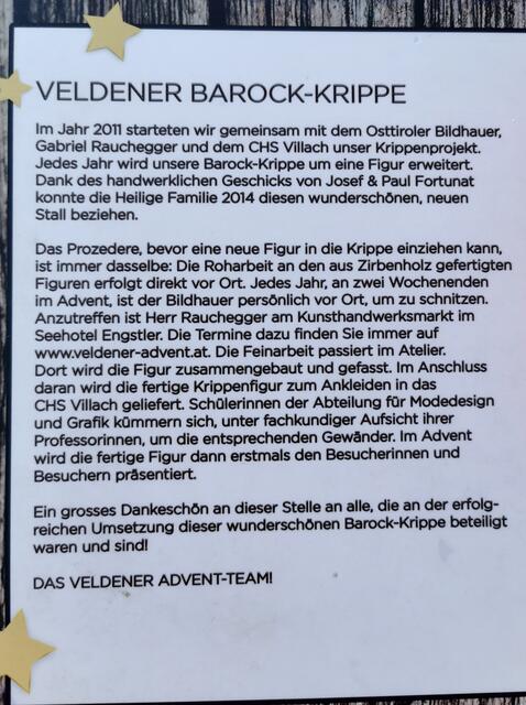 Veldener Barock-Krippe