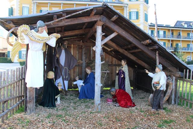 Krippe an der Seepromenade in Velden