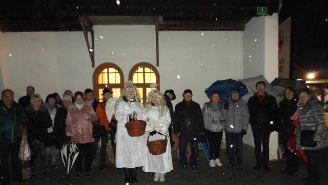 Nach dem Regen folgte romantischer Schneefall!
