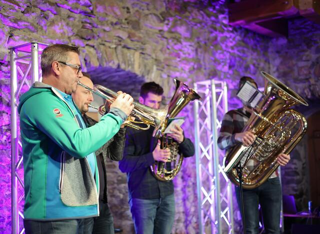 Bläserquartett der Musikkapelle Kaprun.