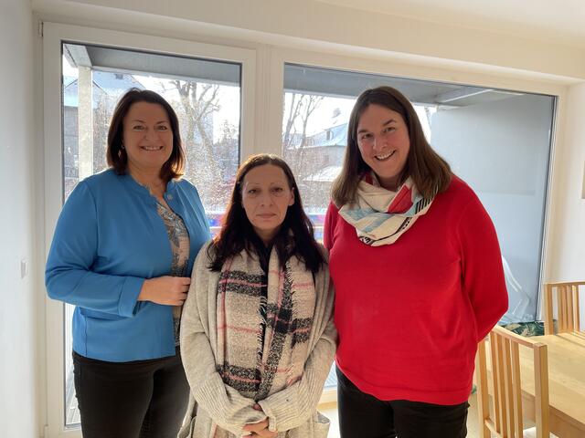 Petra Wimmer, Kathrin Scherz und Bettina Reichhold (v.l.). | Foto: BRS/Jakaubek