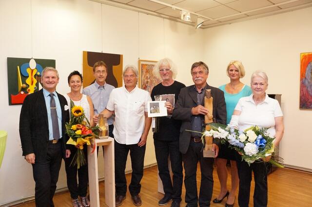 Jubiläumsfeier in der Galerie "K" mit einigen der Gründungsmitgliedern. Die Galerie wurde 1981 eröffnet. | Foto: RegionalMedien