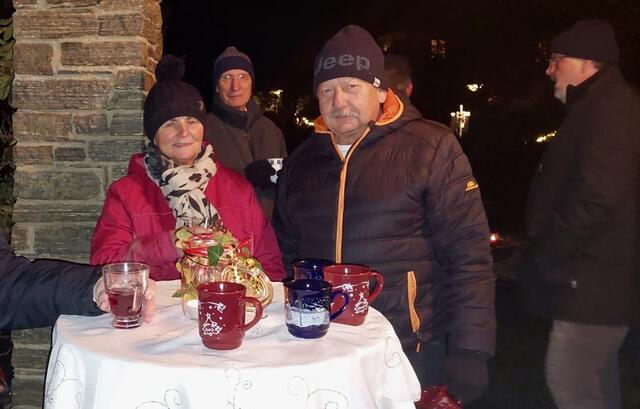 Herta Wagner und Hansi Wagner, Bürgermeister aus Mellach a. D. sind u. a. die treibenden Kräfte seitens "Brauchtum einst und jetzt" - DANKESCHÖN! | Foto: Johann Wagner, Besitzer des Bildes